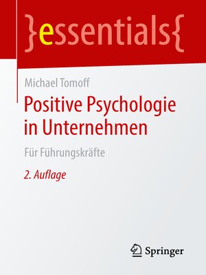cover image of Positive Psychologie in Unternehmen